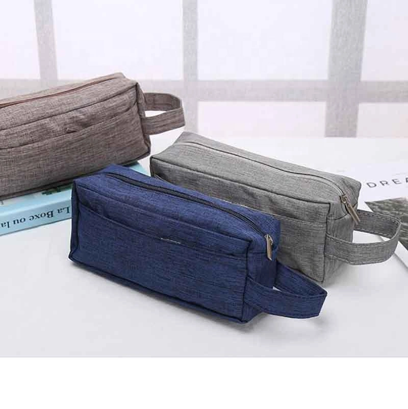 600d Two Tone Factory Directly Made Men′s Shaving Wash Bag Travel Toiletry Made in China for Wholesale