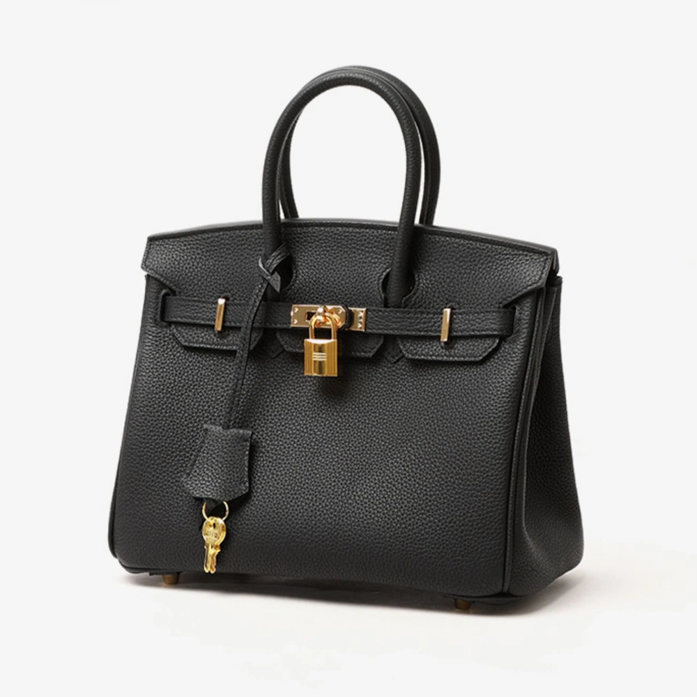 Women Togo Leather Designer Tote Bag